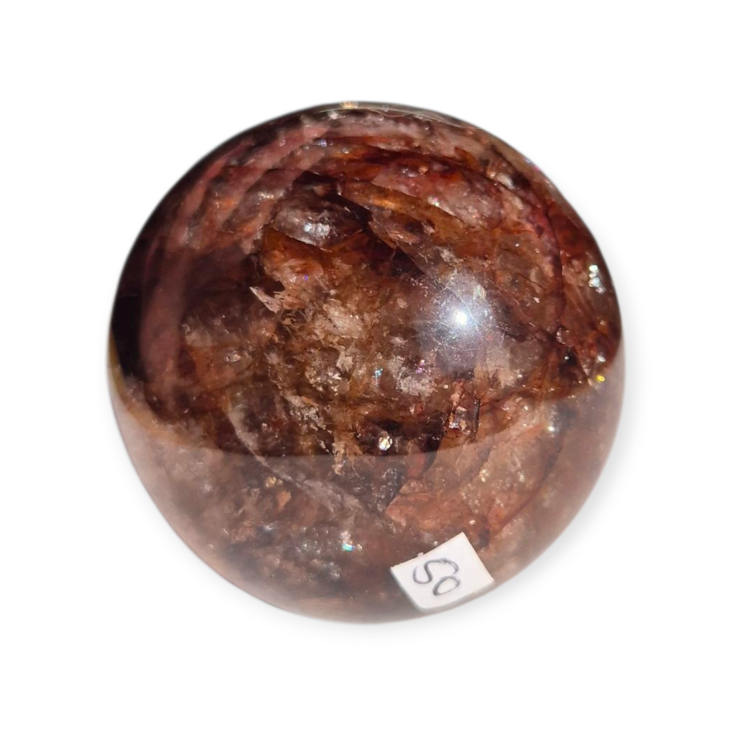 Crystals - Fire Quartz Sphere