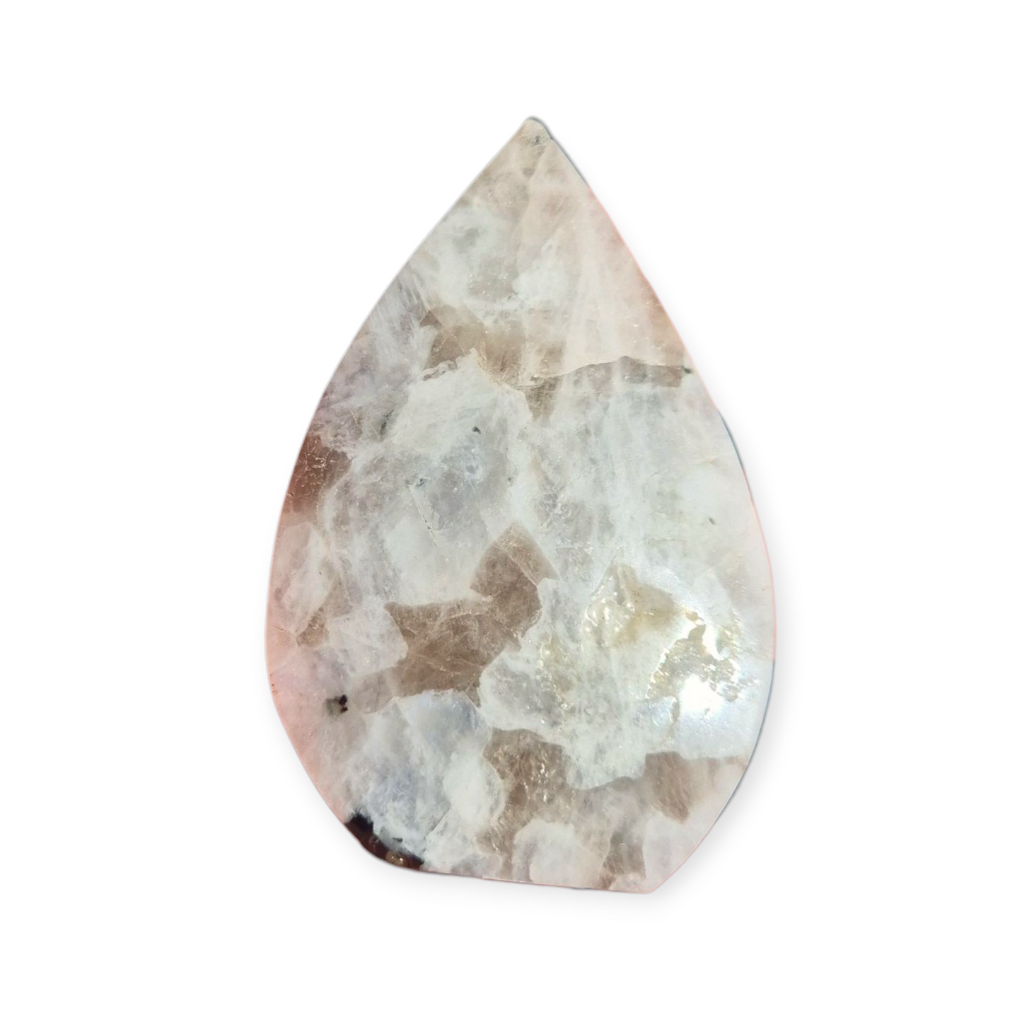 Crystals - Rainbow Moonstone (with Smoky Quartz inclusions) Freeform