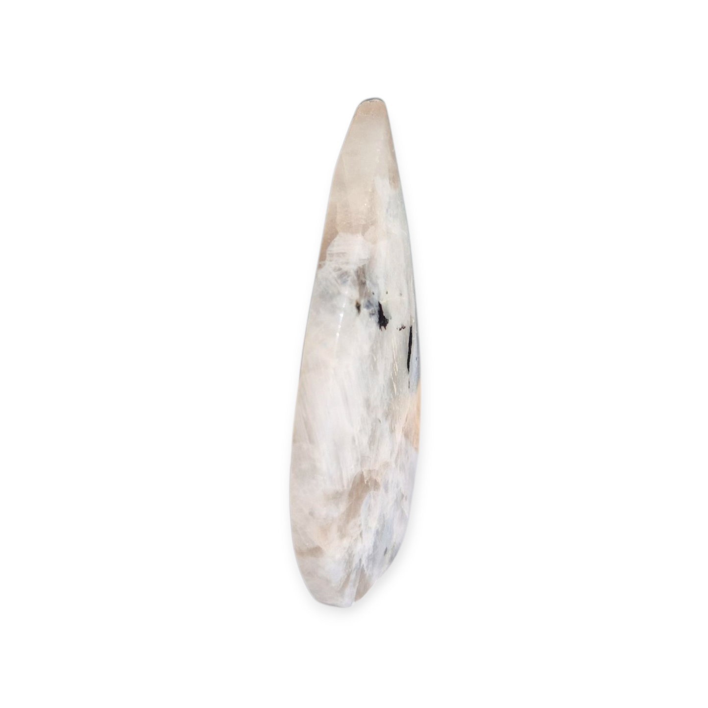 Crystals - Rainbow Moonstone (with Smoky Quartz inclusions) Freeform