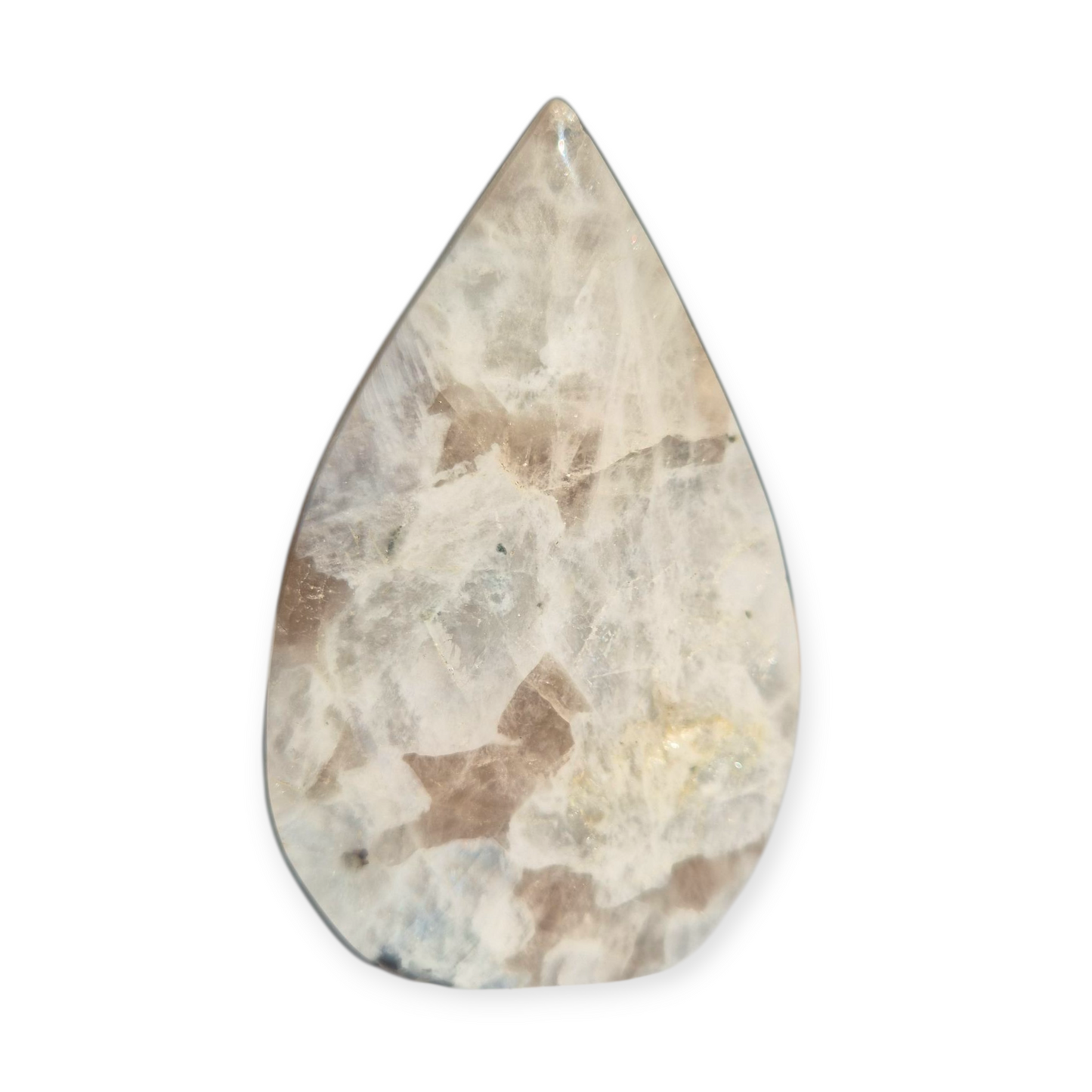Crystals - Rainbow Moonstone (with Smoky Quartz inclusions) Freeform