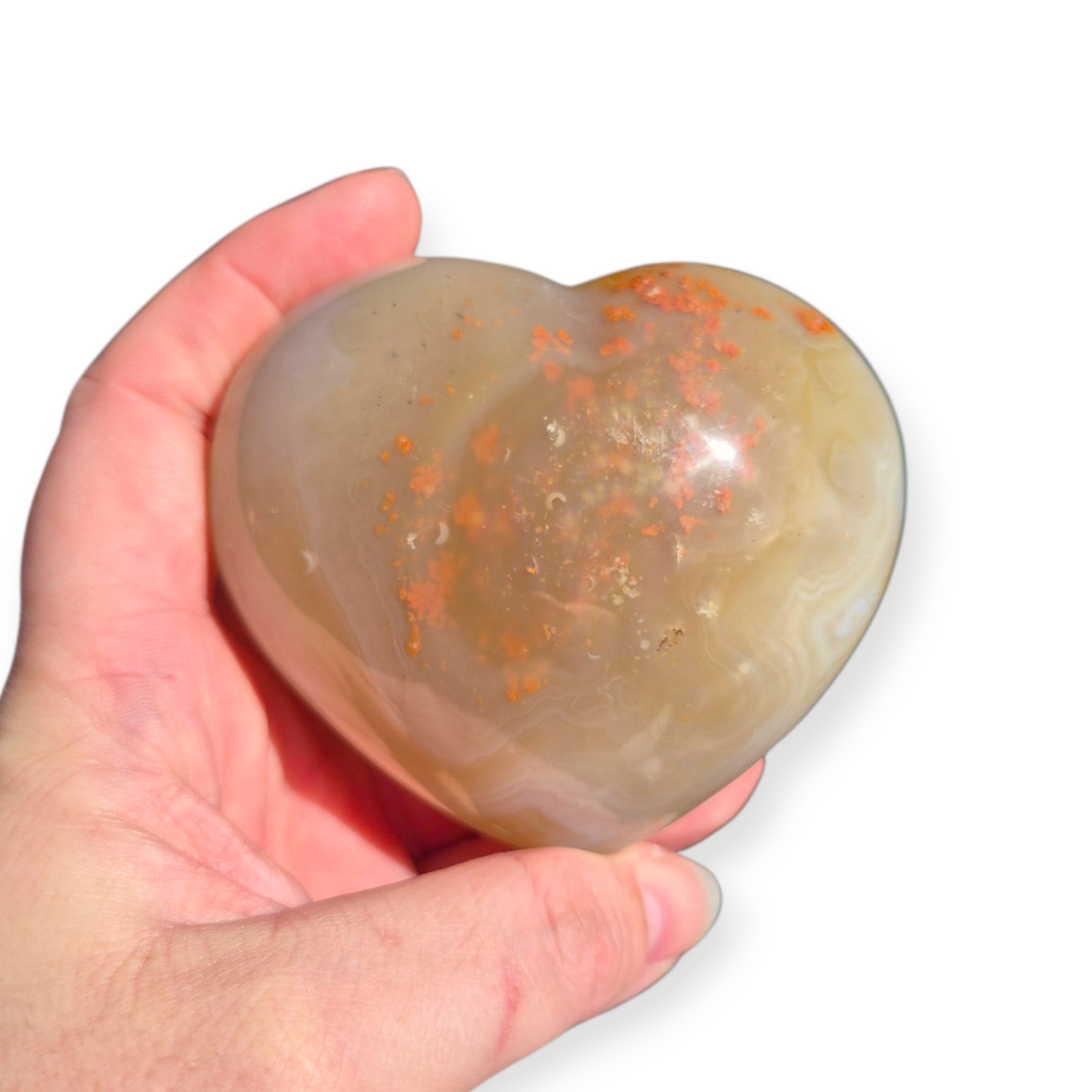 Crystals - Agate Polished Heart