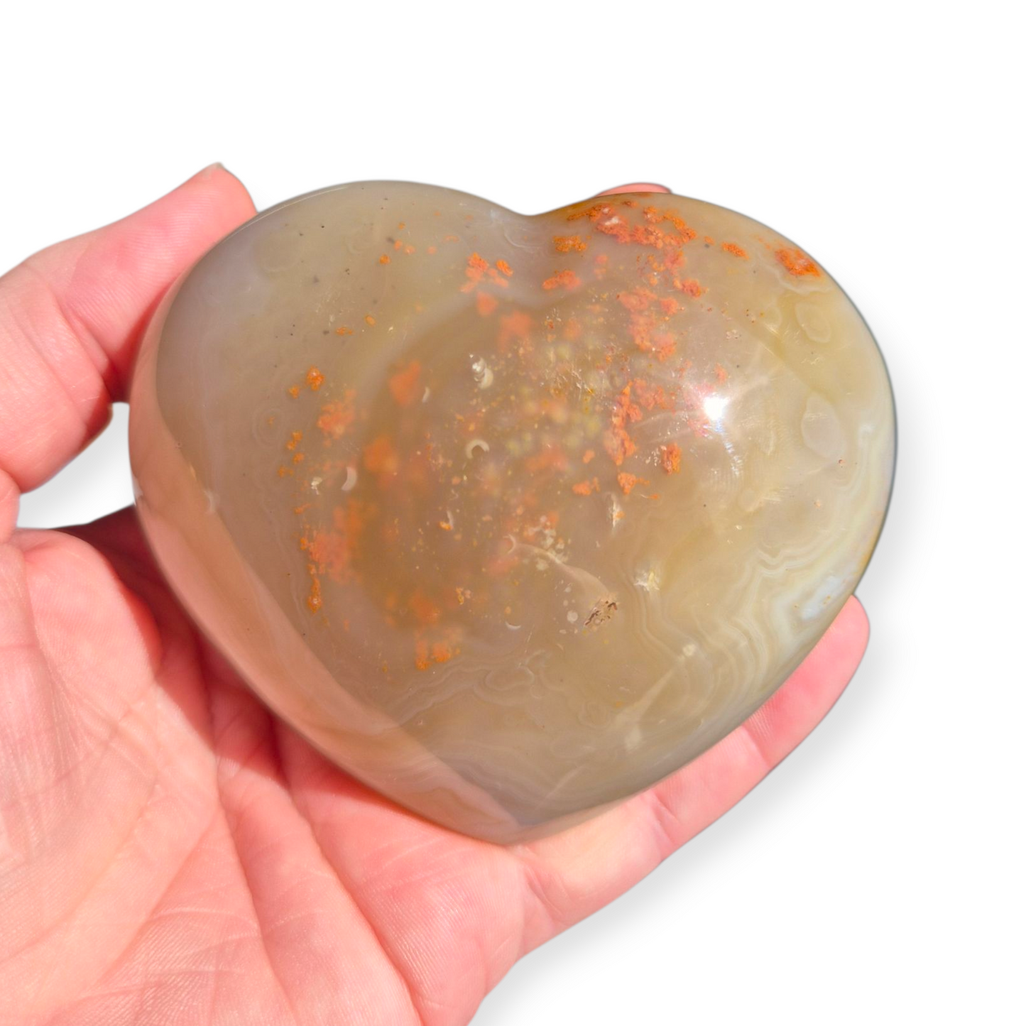 Crystals - Agate Polished Heart