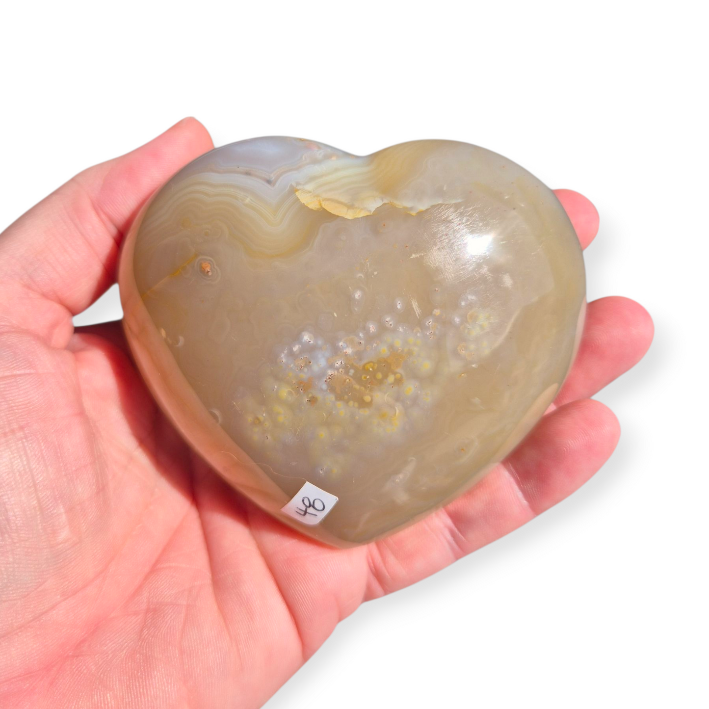Crystals - Agate Polished Heart