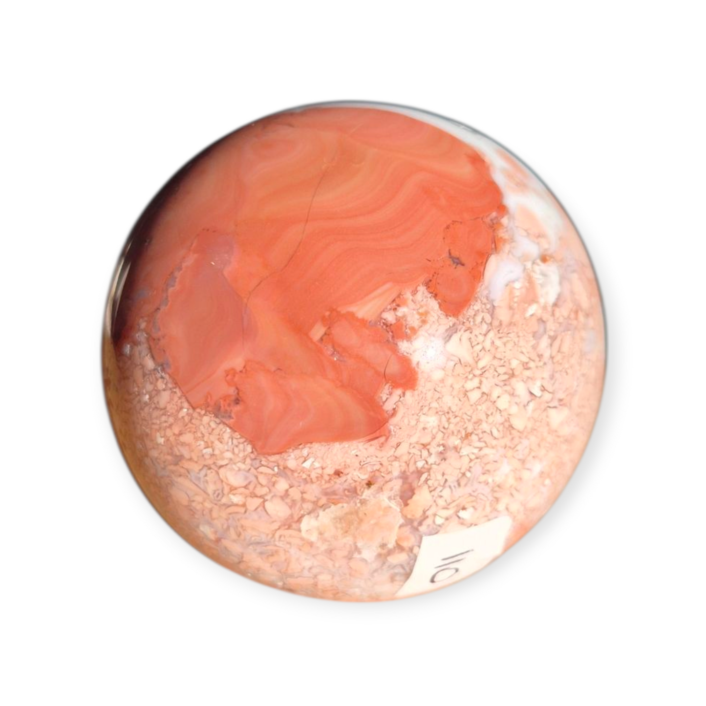 Crystals - Pink Petal Agate Sphere