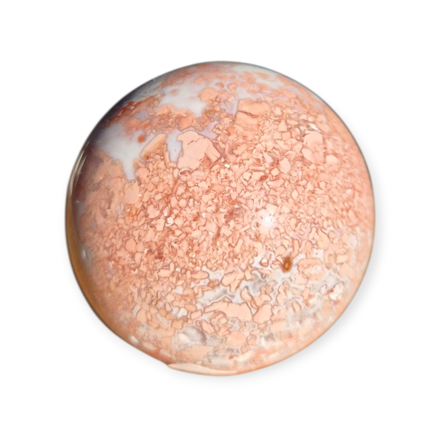 Crystals - Pink Petal Agate Sphere