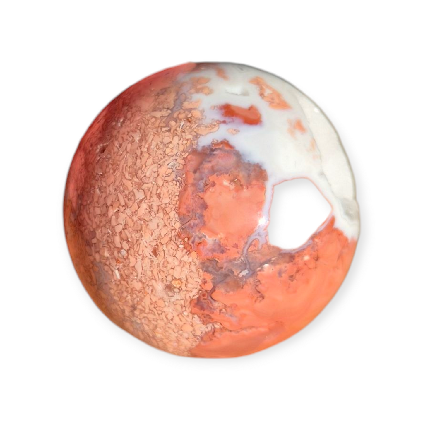 Crystals - Pink Petal Agate Sphere