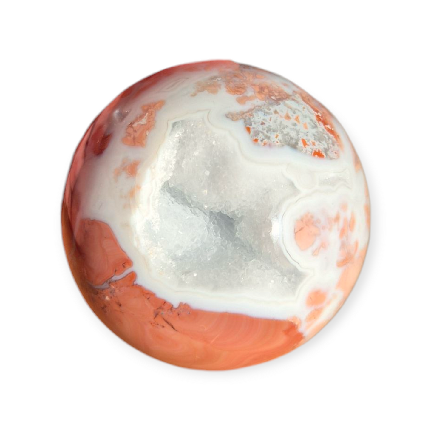 Crystals - Pink Petal Agate Sphere