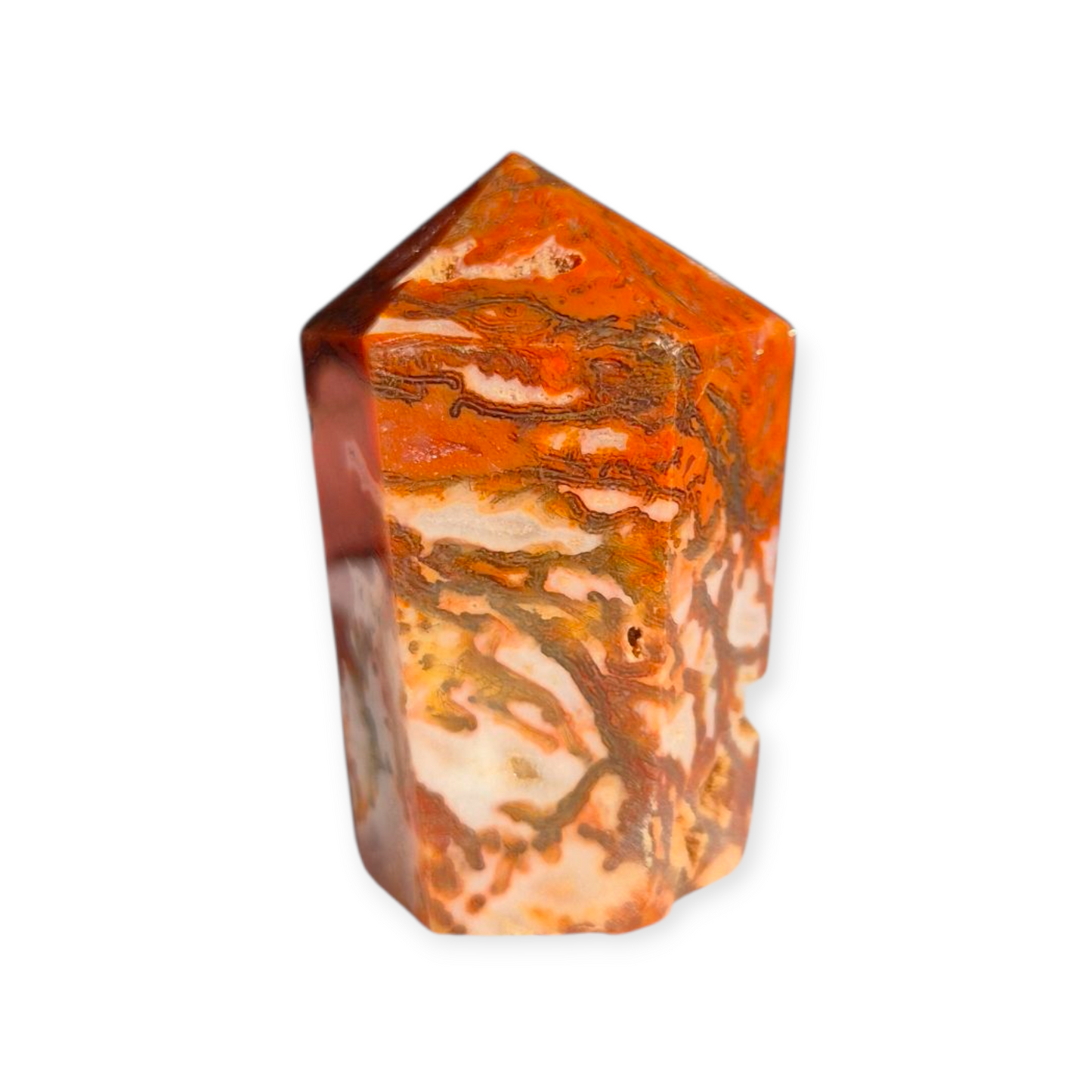 Crystals - Red and Green Moss Agate Generator/Point