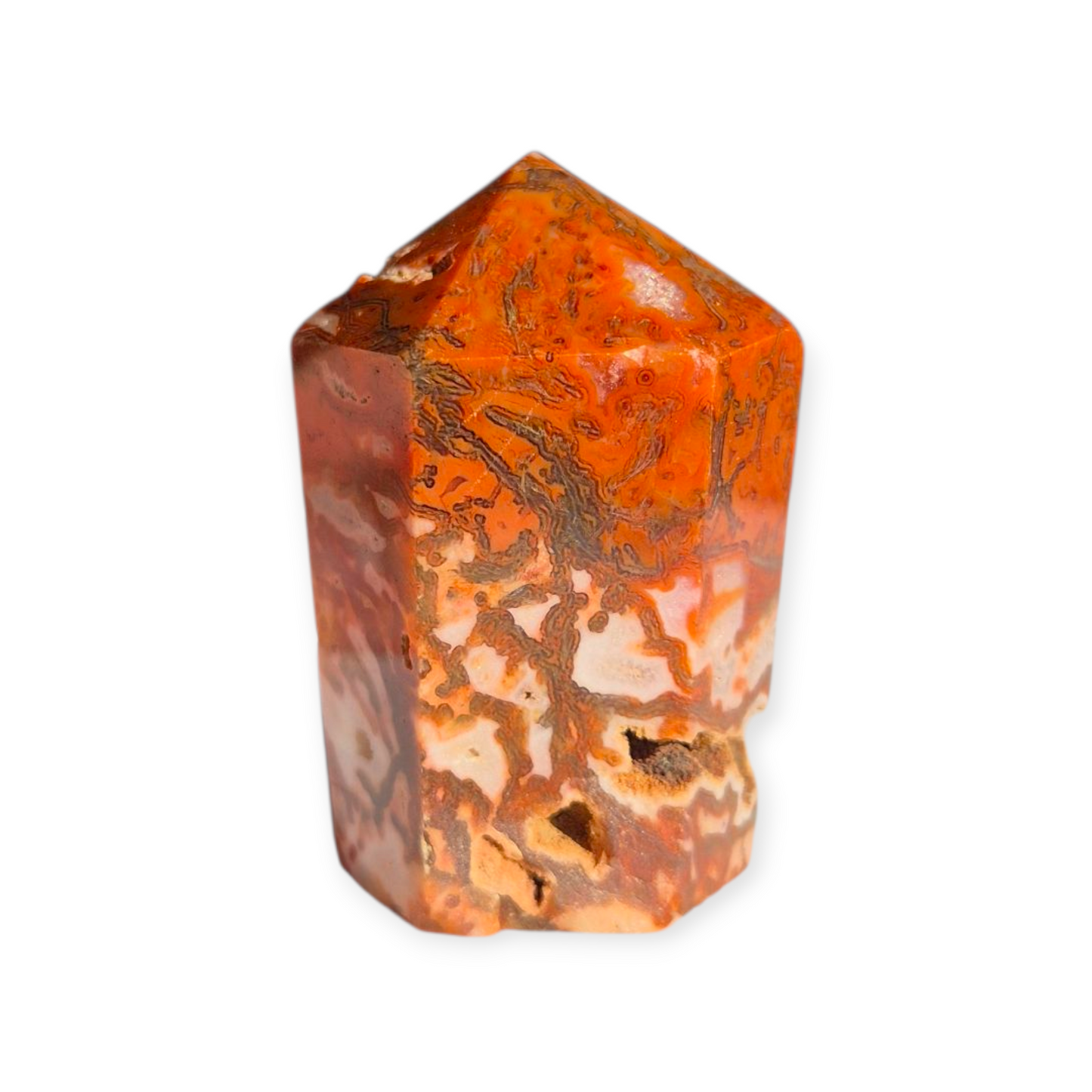 Crystals - Red and Green Moss Agate Generator/Point