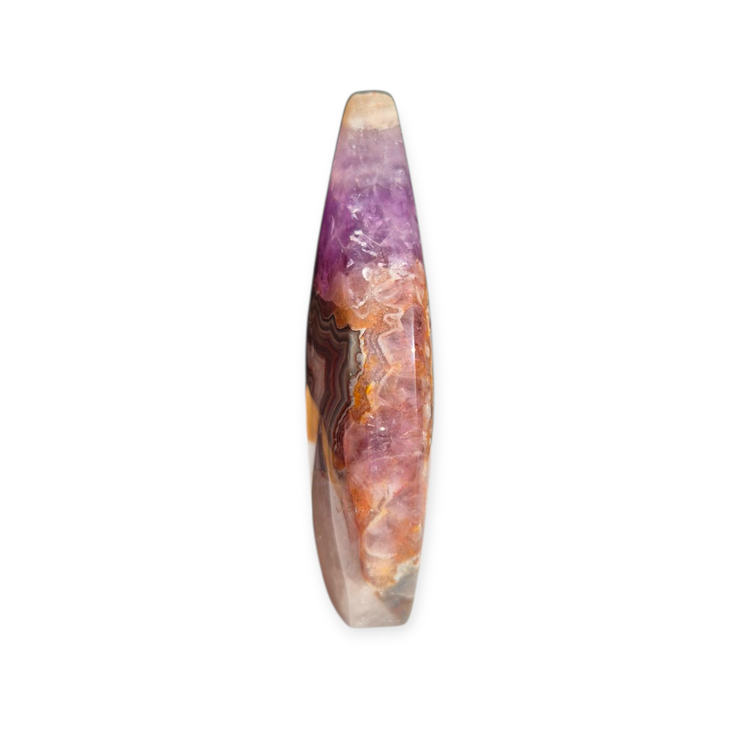 Crystals - Amethyst with Agate Freeform