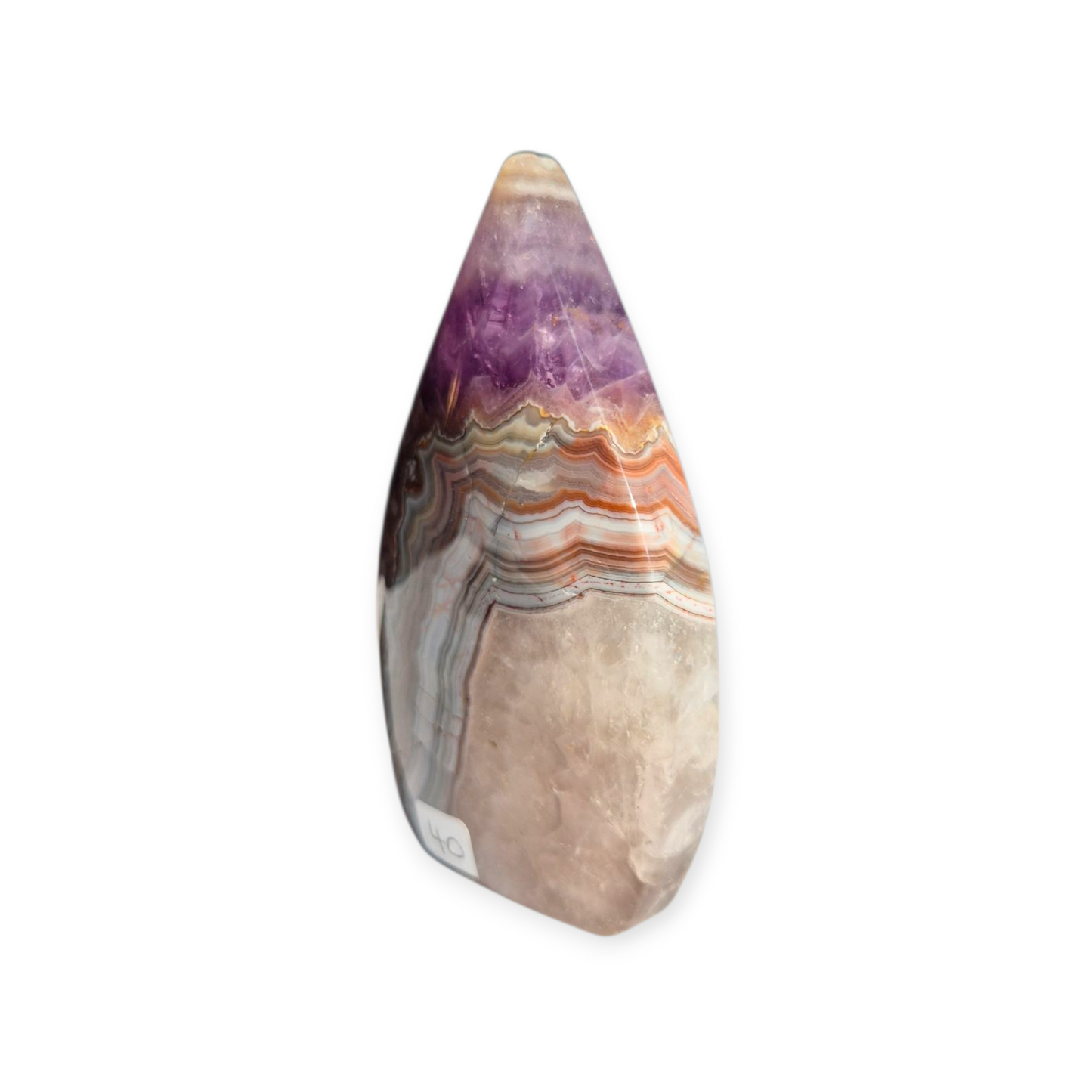 Crystals - Amethyst with Agate Freeform