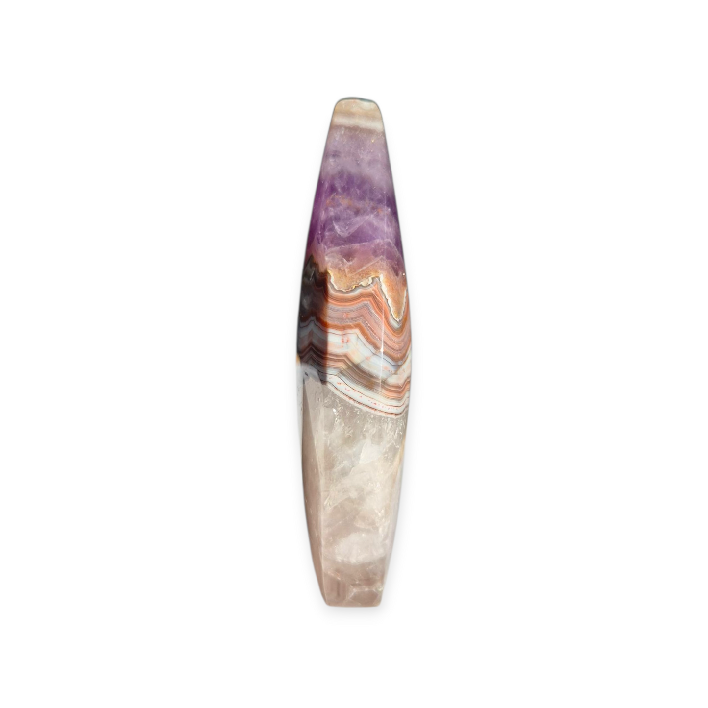 Crystals - Amethyst with Agate Freeform