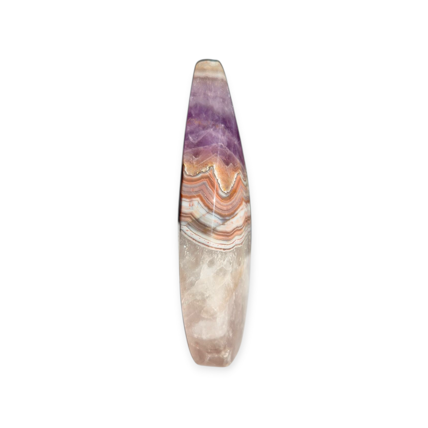 Crystals - Amethyst with Agate Freeform