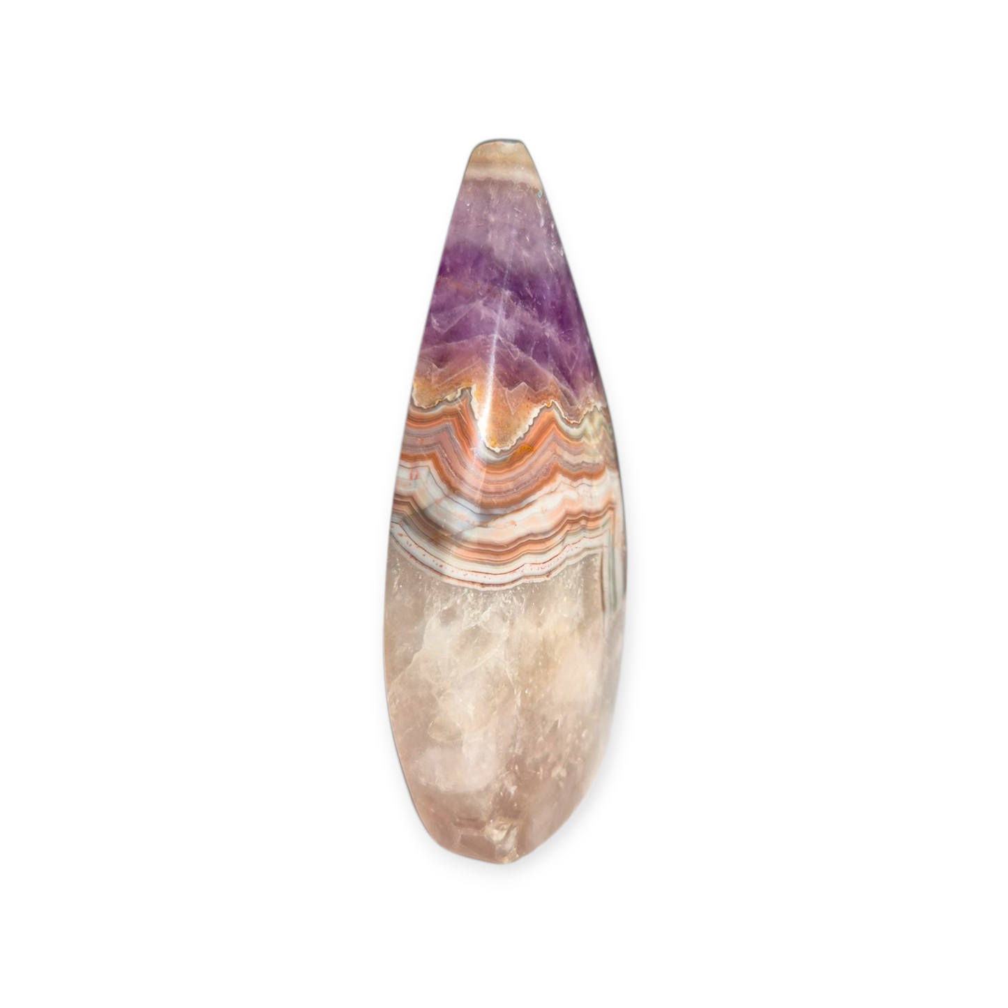 Crystals - Amethyst with Agate Freeform