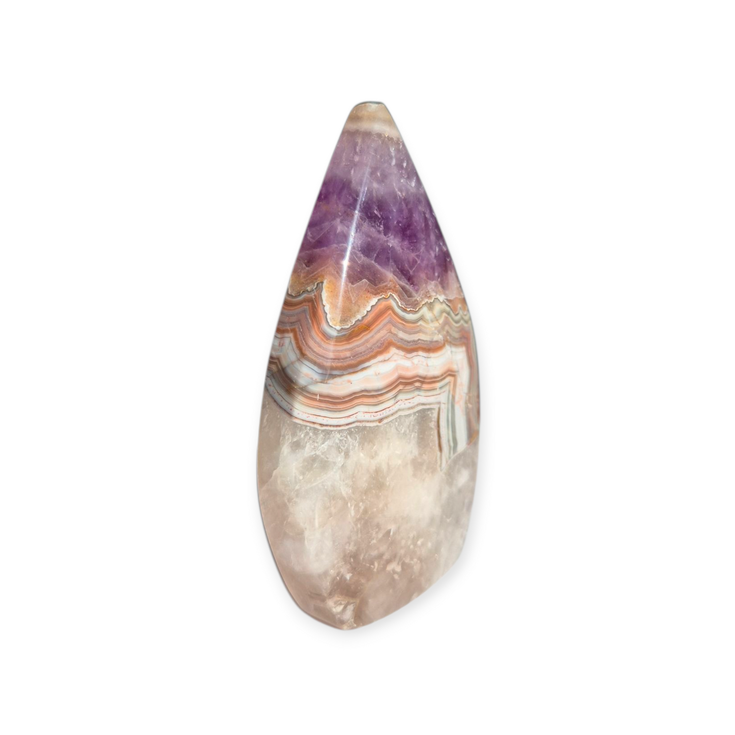 Crystals - Amethyst with Agate Freeform