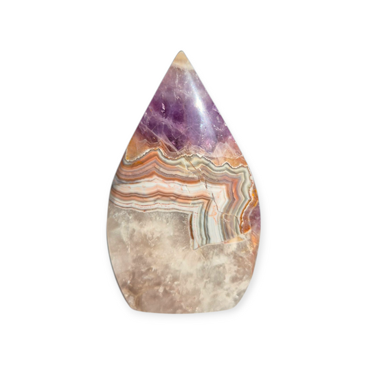 Crystals - Amethyst with Agate Freeform