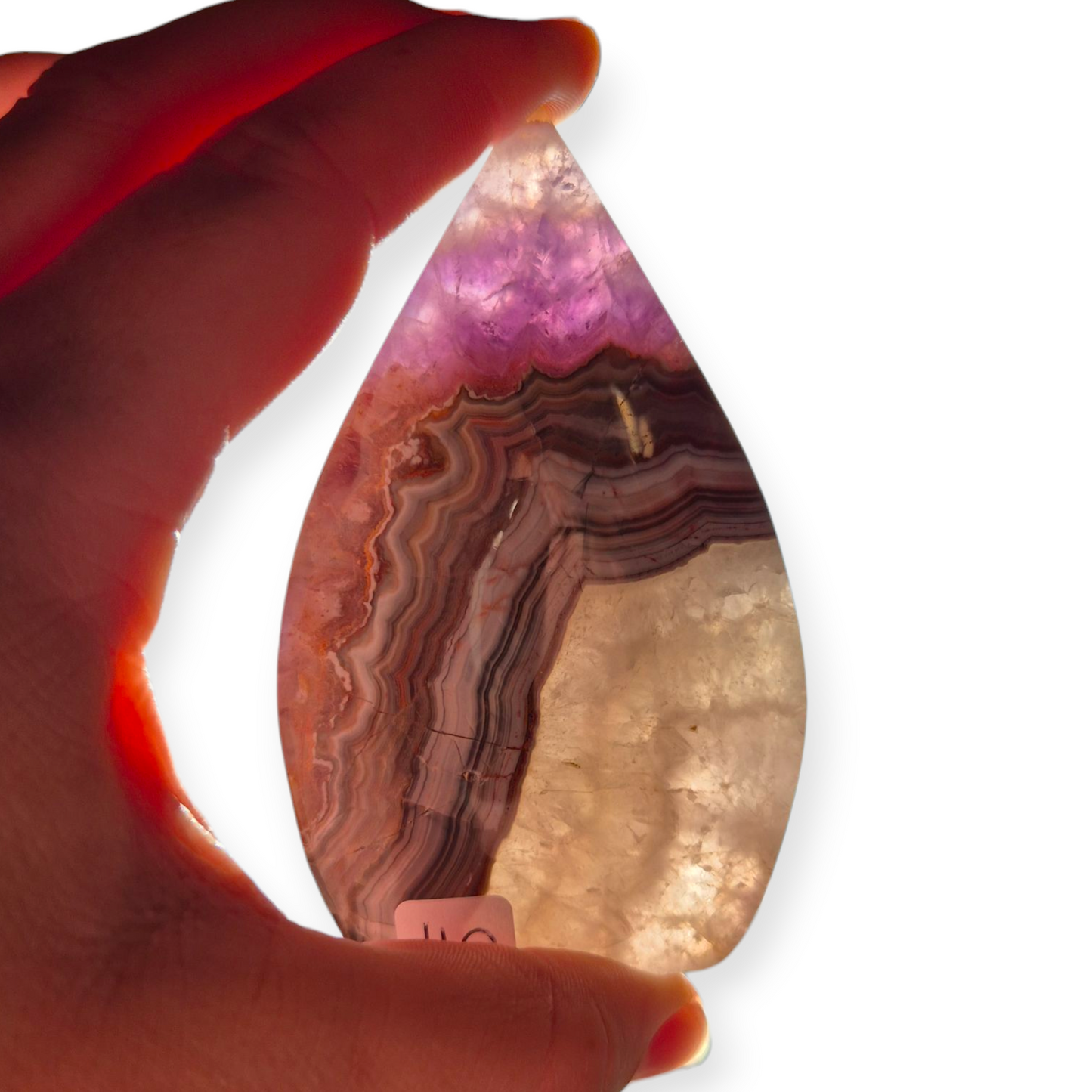 Crystals - Amethyst with Agate Freeform
