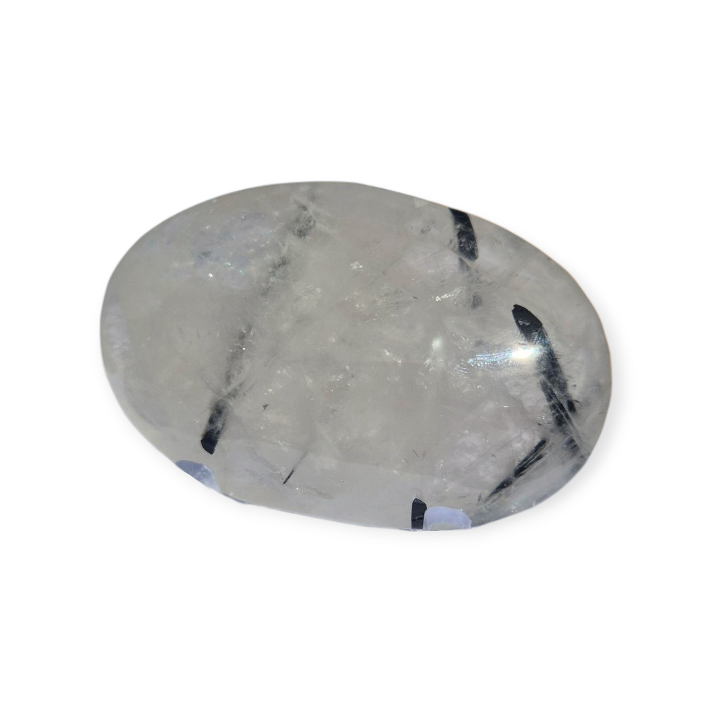 Crystals - Tourmalinated Quartz Palmstone