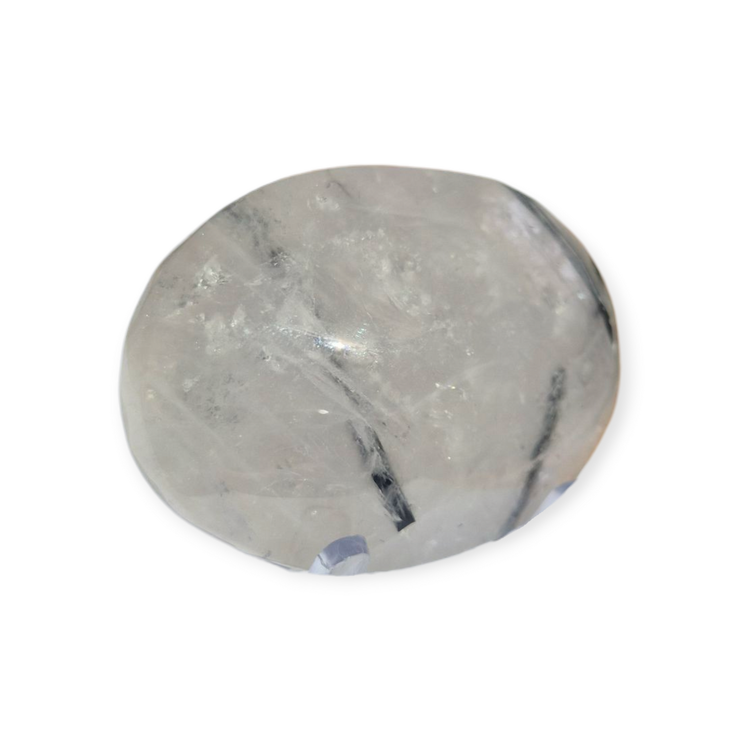 Crystals - Tourmalinated Quartz Palmstone