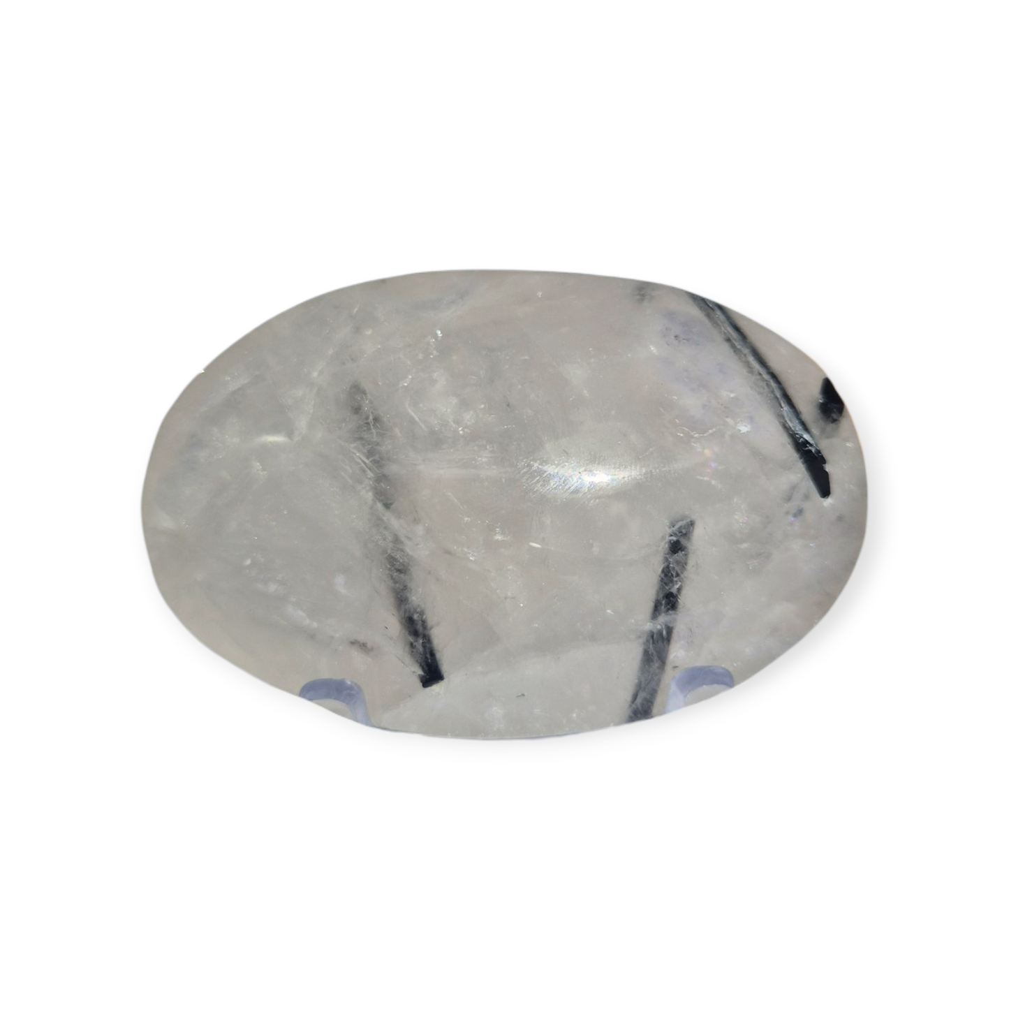 Crystals - Tourmalinated Quartz Palmstone