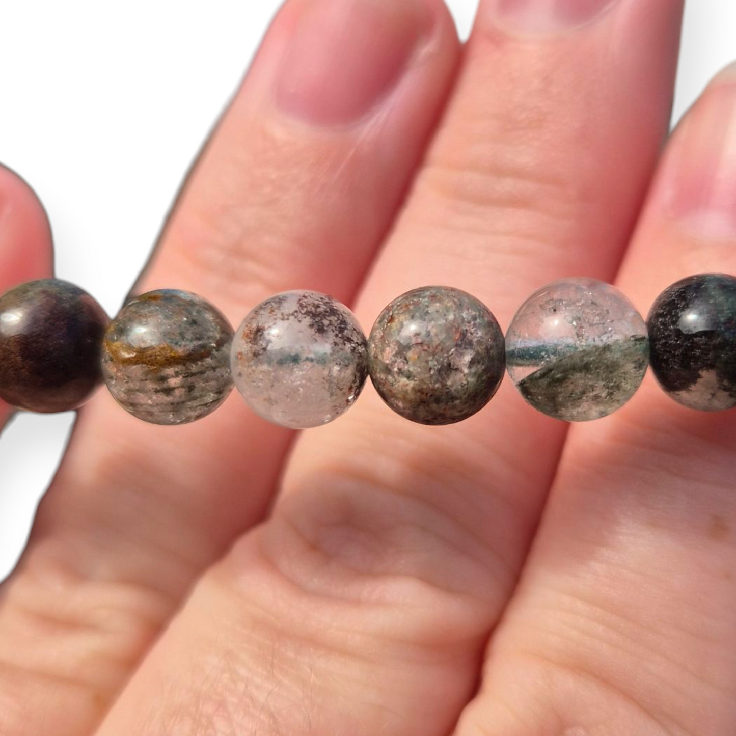 Crystals - Garden Quartz (Lodolite) Bracelet
