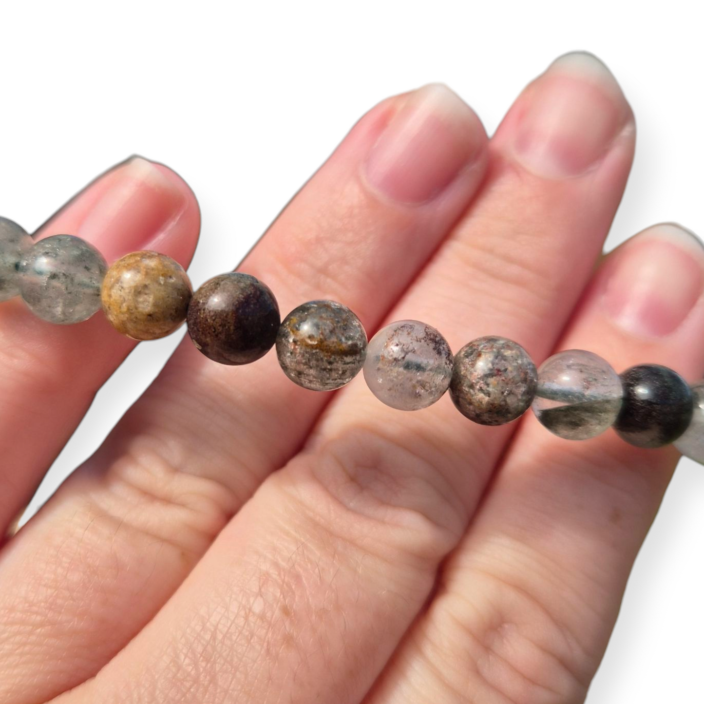 Crystals - Garden Quartz (Lodolite) Bracelet