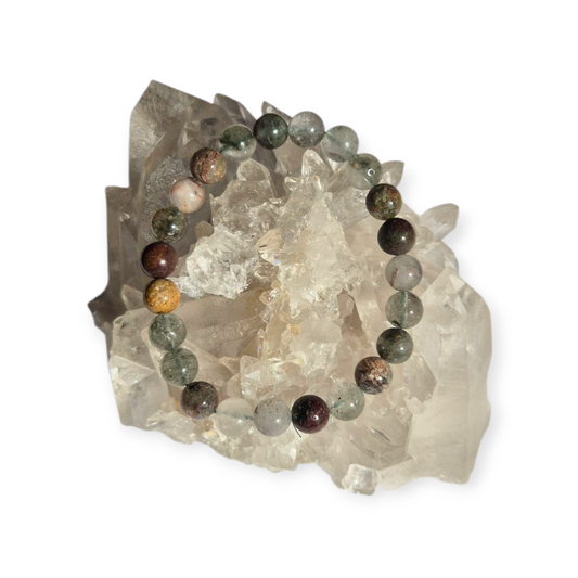 Crystals - Garden Quartz (Lodolite) Bracelet