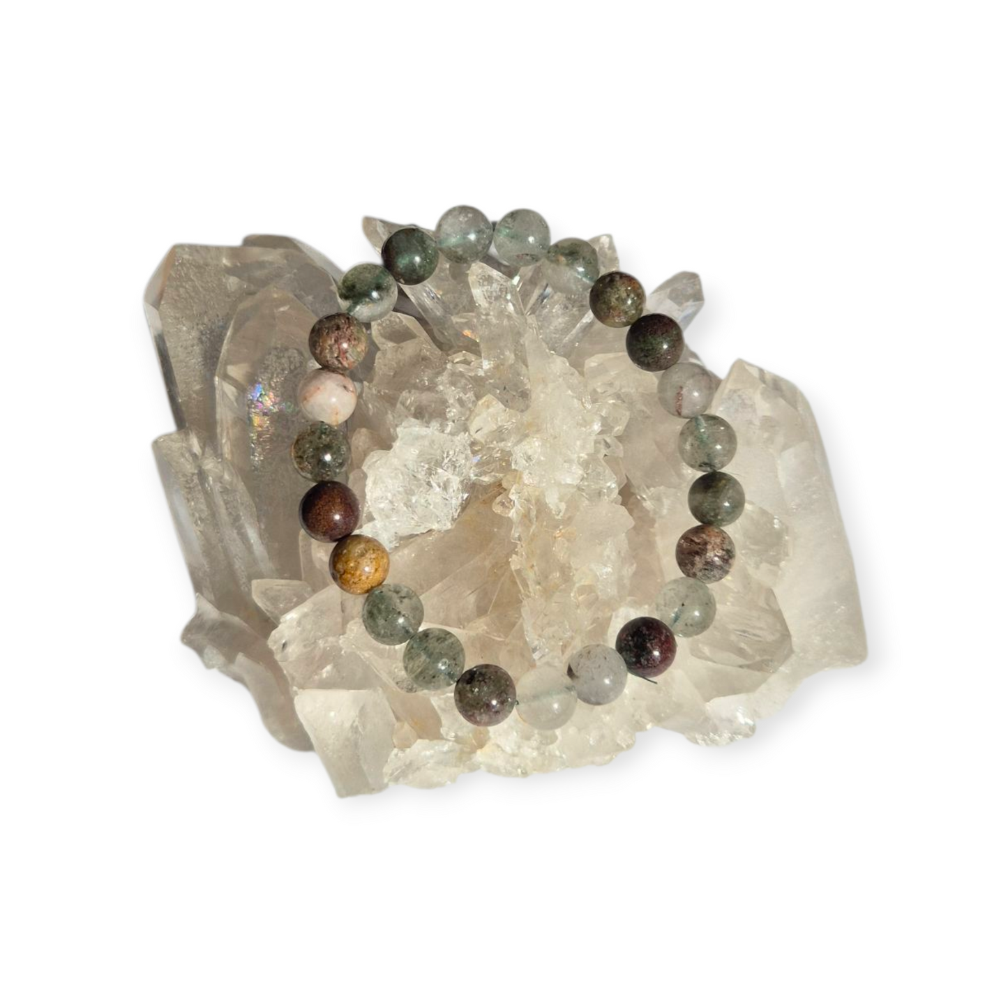 Crystals - Garden Quartz (Lodolite) Bracelet
