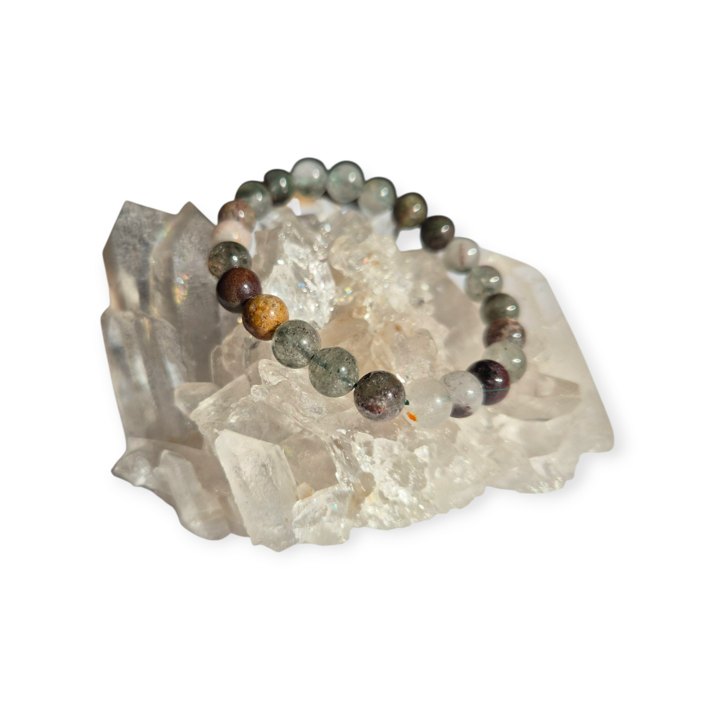 Crystals - Garden Quartz (Lodolite) Bracelet