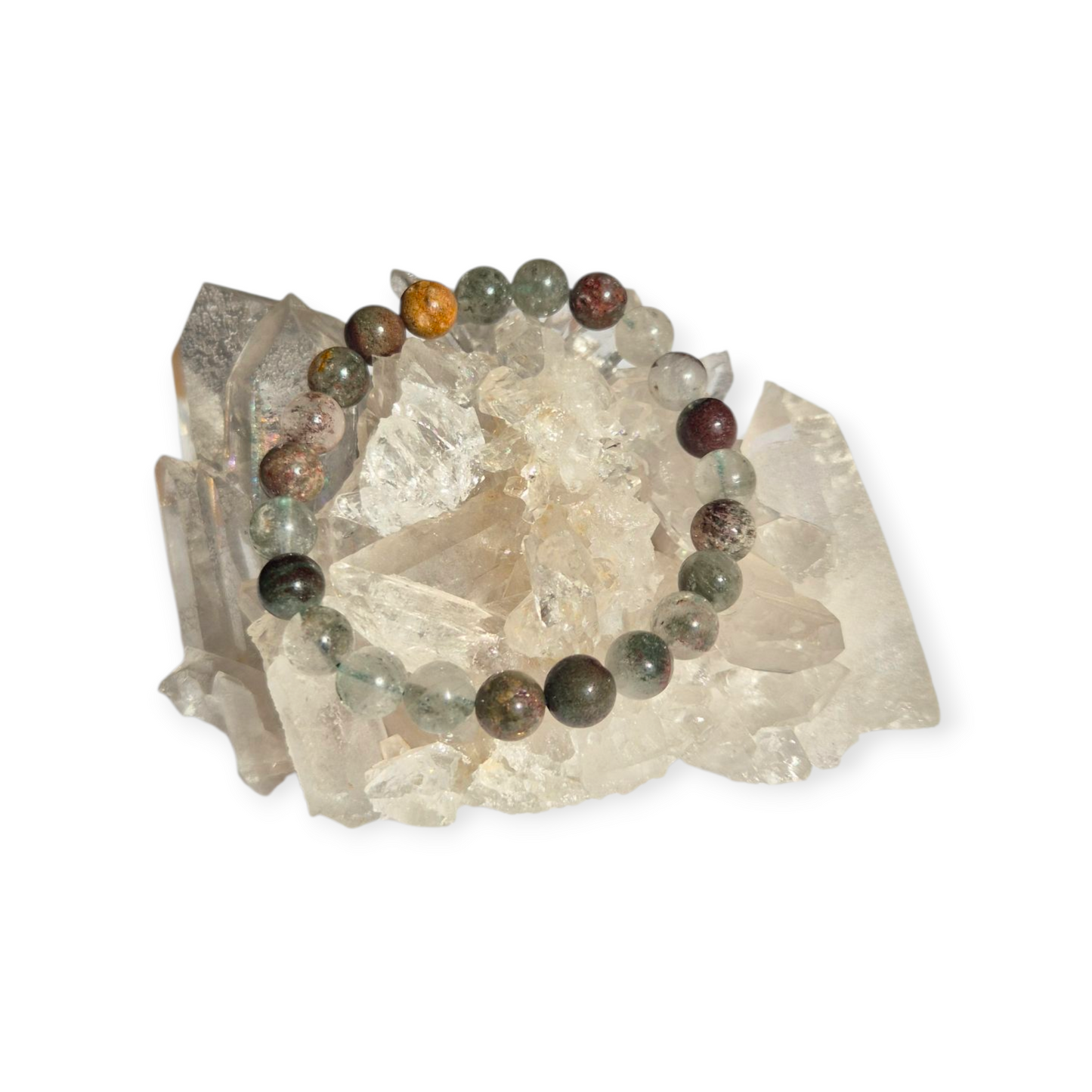 Crystals - Garden Quartz (Lodolite) Bracelet