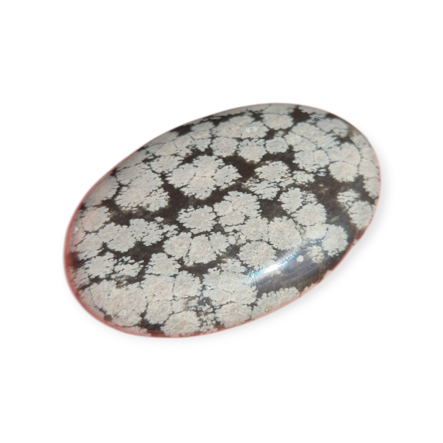 Crystals - Snowflake Obsidian Palmstone