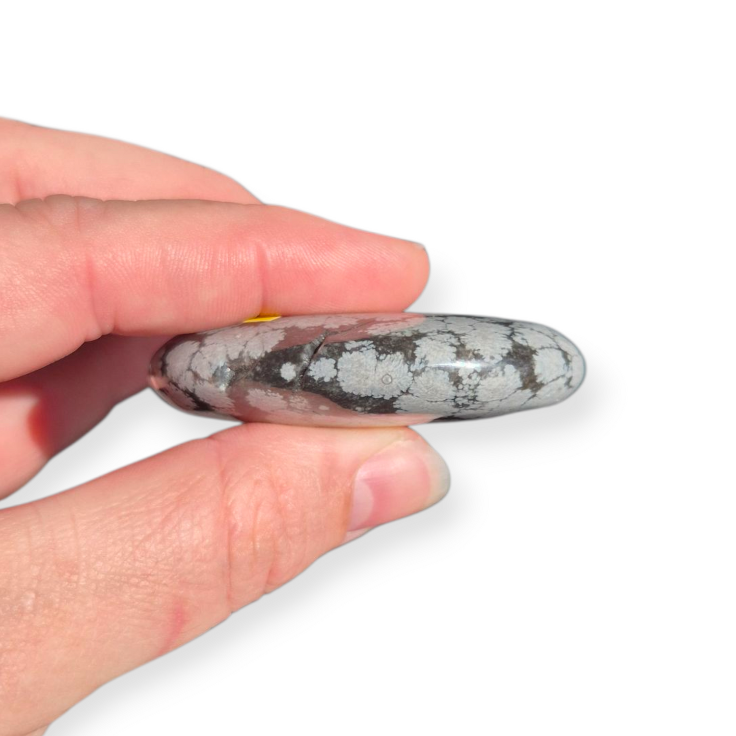 Crystals - Snowflake Obsidian Palmstone