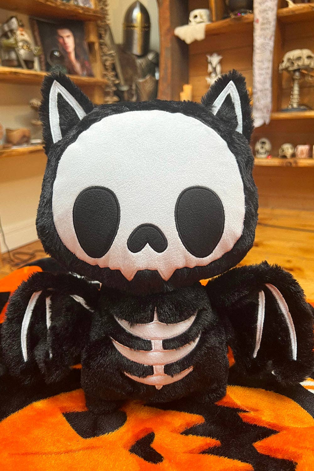 Plushies - Skeleton "I am Night" Bat