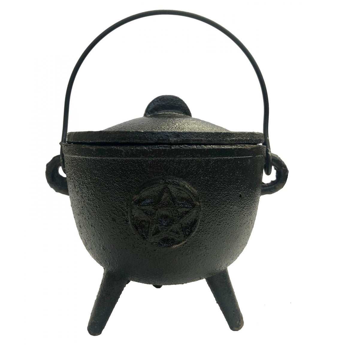 Cast Iron Cauldron with Pentagram
