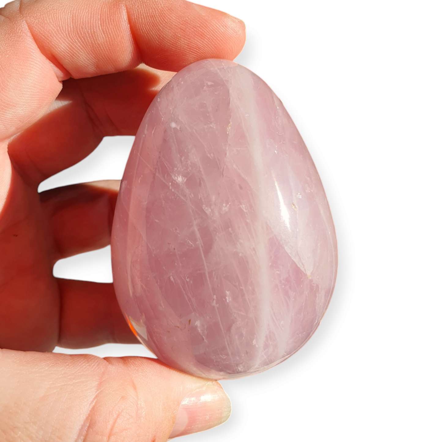 Crystals - Quartz (Rose) Polished Egg