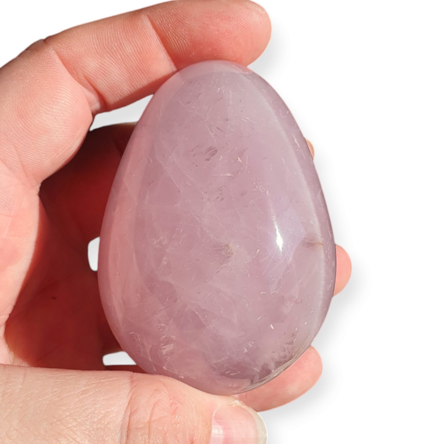 Crystals - Quartz (Rose) Polished Egg