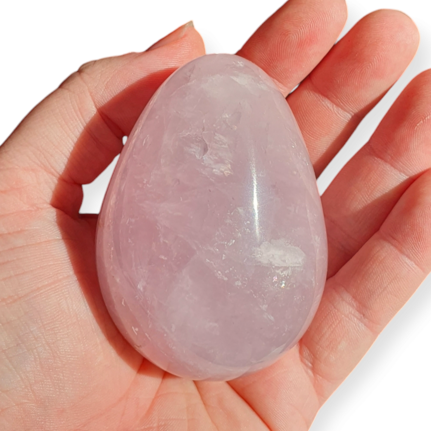 Crystals - Quartz (Rose) Polished Egg