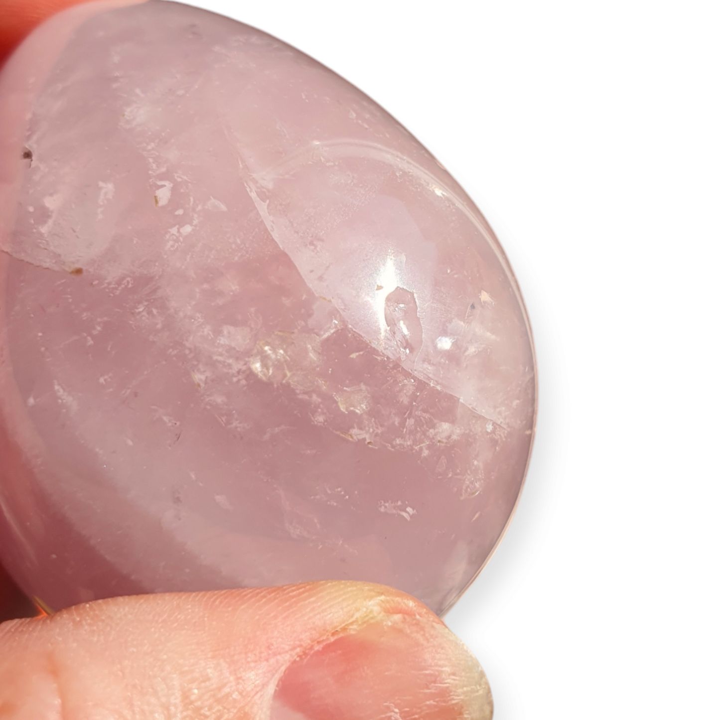 Crystals - Quartz (Rose) Polished Egg