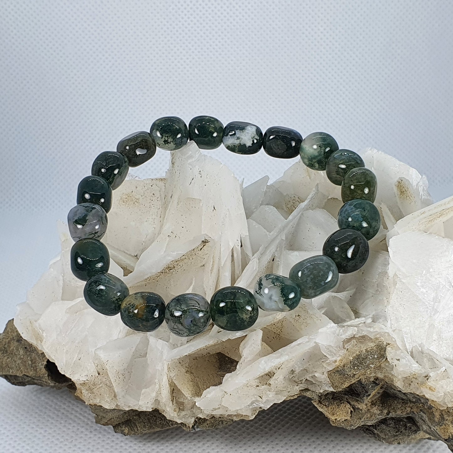 Crystals - Moss Agate Bracelet