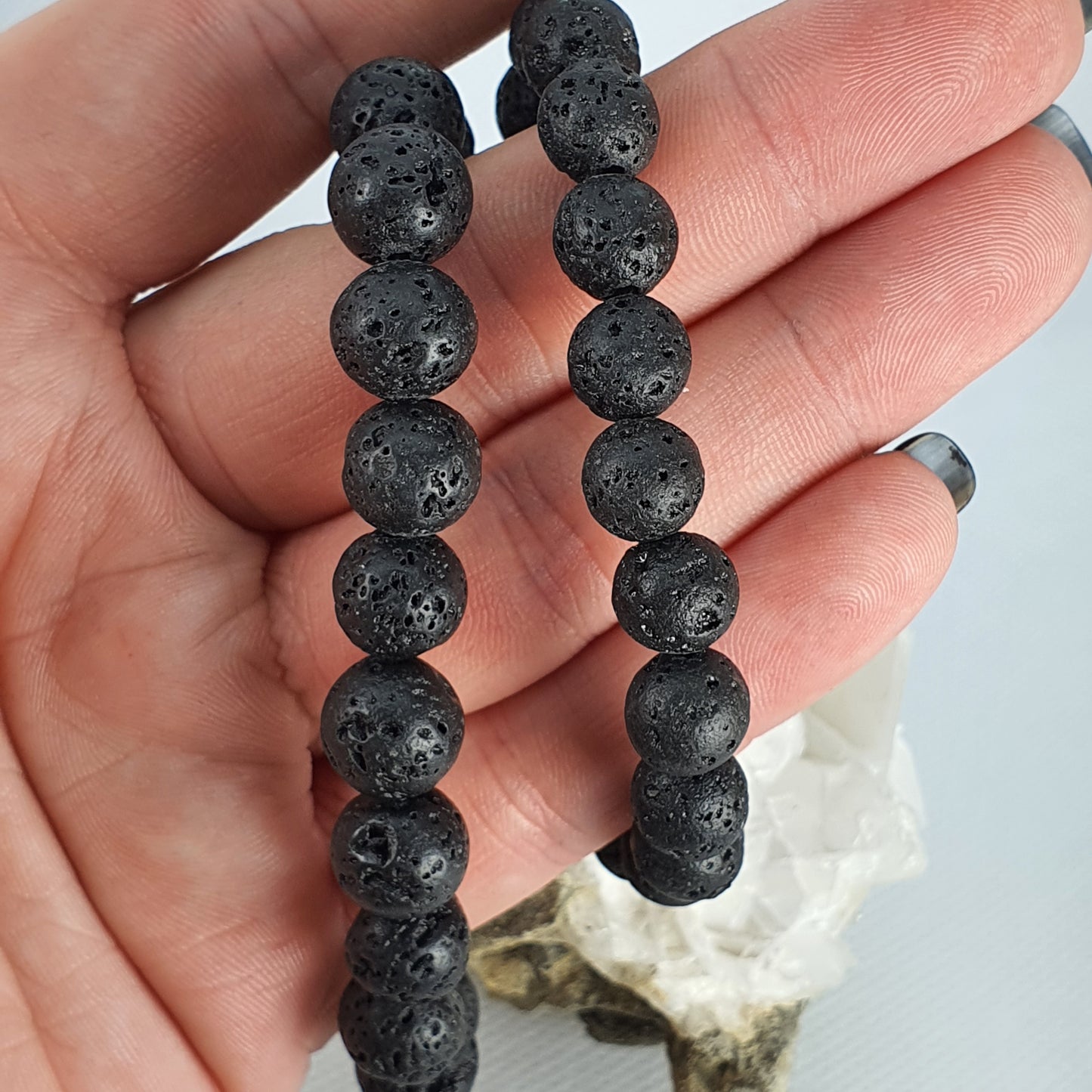 Crystals - Lava Stone Bracelet (Larger Stone)