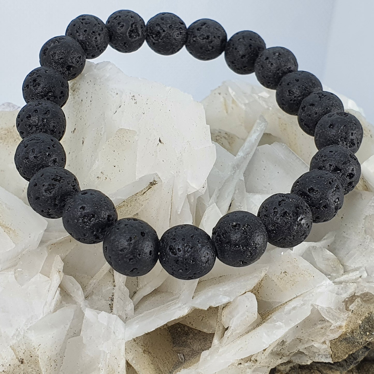 Crystals - Lava Stone Bracelet (Larger Stone)