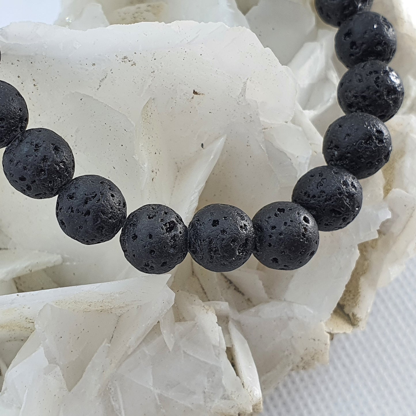 Crystals - Lava Stone Bracelet (Larger Stone)
