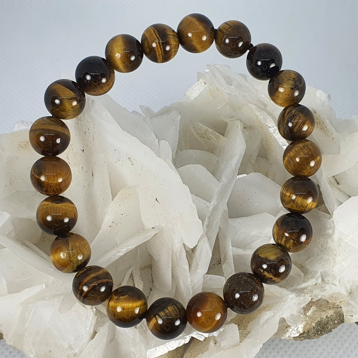 Crystals - Tiger Eye (Gold) Bracelet