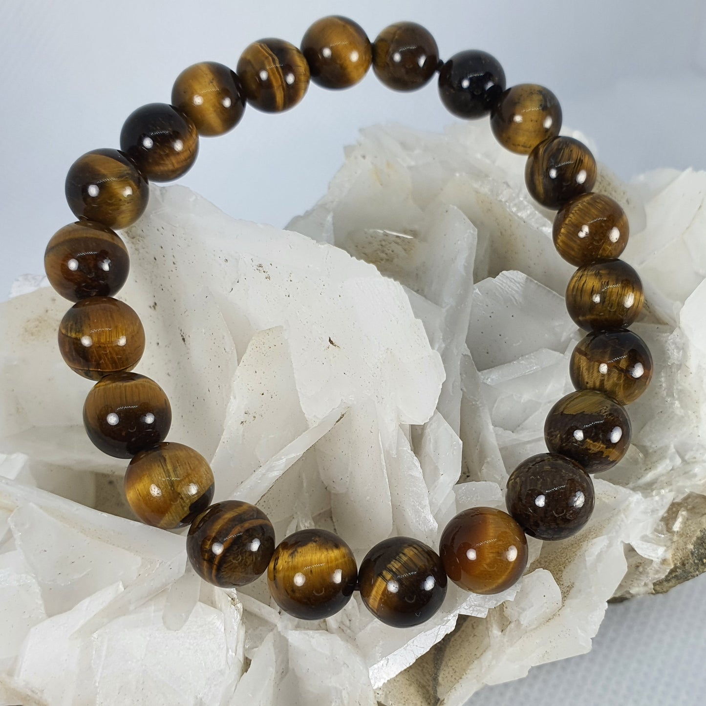 Crystals - Tiger Eye (Gold) Bracelet