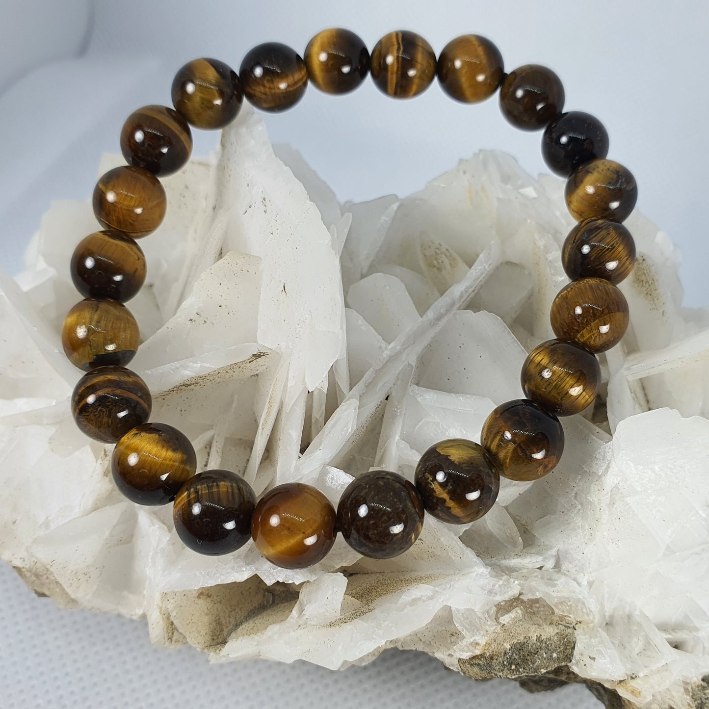 Crystals - Tiger Eye (Gold) Bracelet