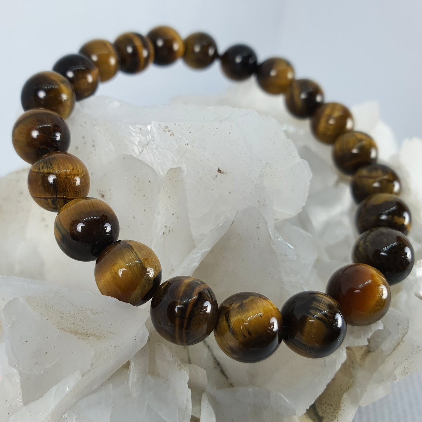 Crystals - Tiger Eye (Gold) Bracelet