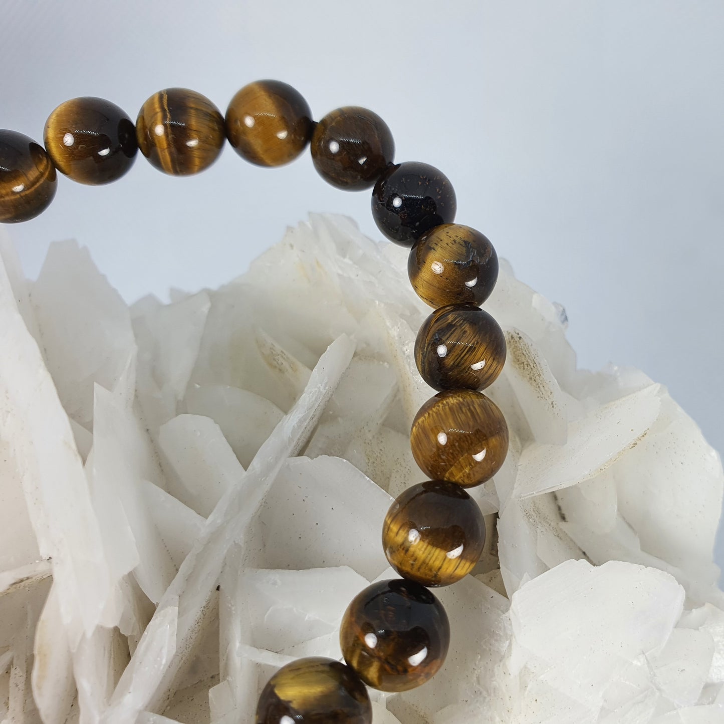 Crystals - Tiger Eye (Gold) Bracelet