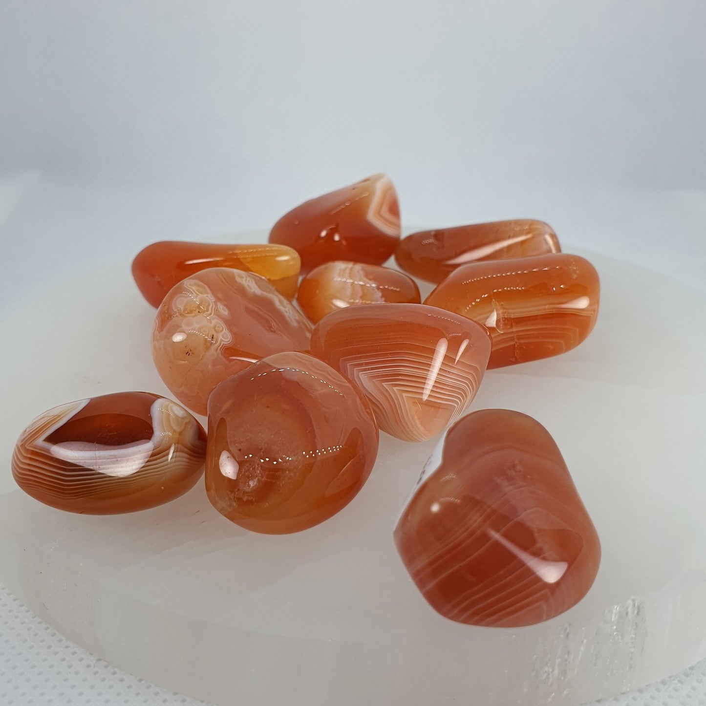 Crystals - Agate (Carnelian) Tumbled Stone