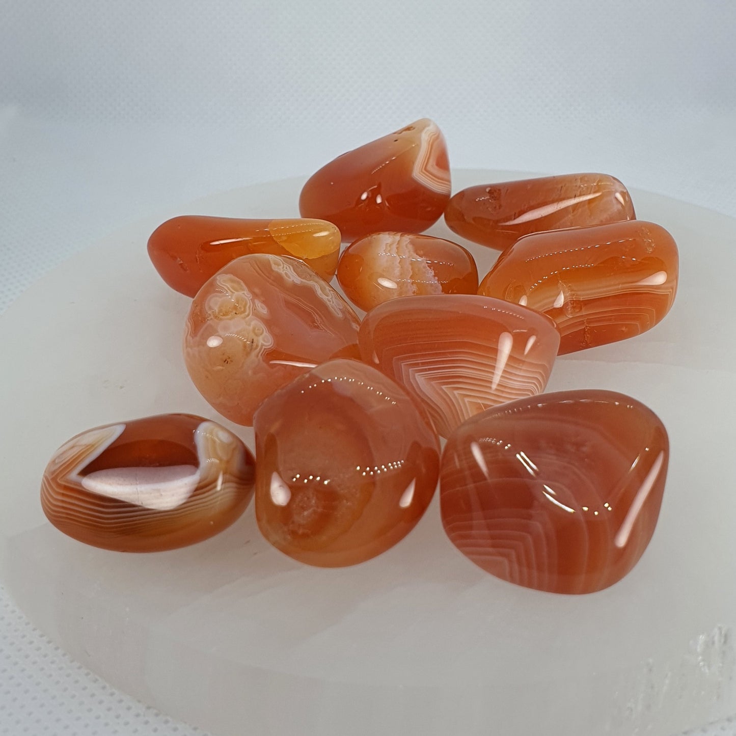 Crystals - Agate (Carnelian) Tumbled Stone