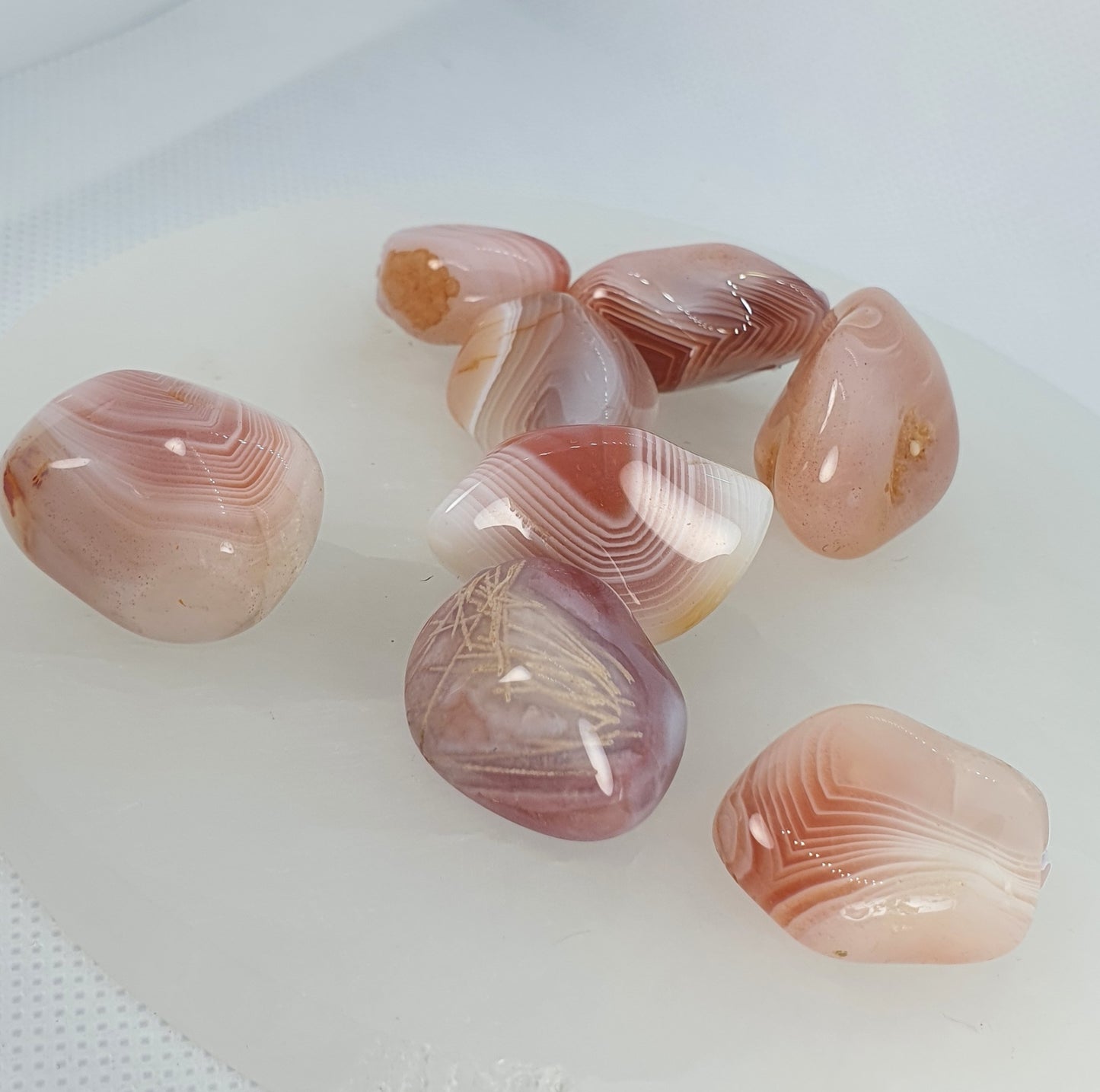 Crystals - Agate (Apricot) Tumbled Stone
